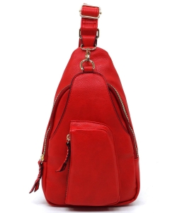 Fashion Sling Backpack AD2773 RED